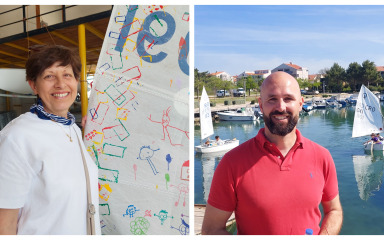 IZ VRTIĆA NA JEDRILICE Mališani crtali po jedru pa u JK Uskok shvatili gdje je završio njihov rad