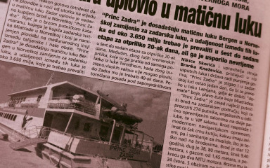 NA DANAŠNJI DAN Katamaran “Princ Zadra” uplovio u matičnu luku, a Zadarska županija u fokusu kritika Ministarstva