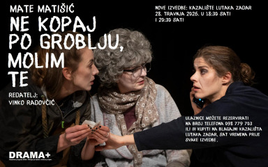 U Kazalištu lutaka u utorak nemilosrdna crnohumorna satira o odnosu pojedinca i vlasti