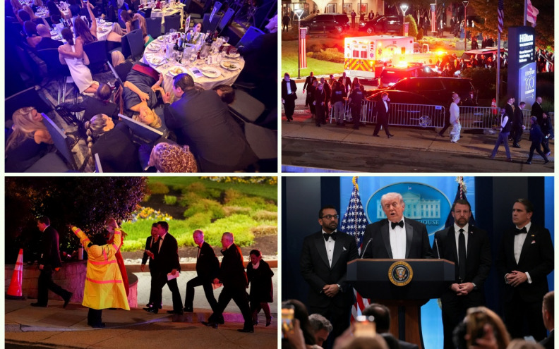 FOTO Trump nakon pucnjave u Washingtonu: 'Bila je to malo drugačija večer nego što smo očekivali, ali ponovno ćemo to učiniti'