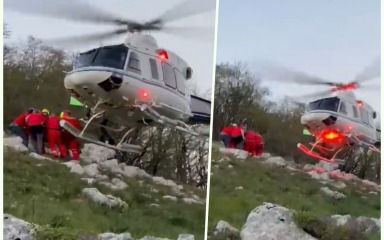 Spašen britanski paraglajder, u akciji prvi put sudjelovao i novi policijski helikopter