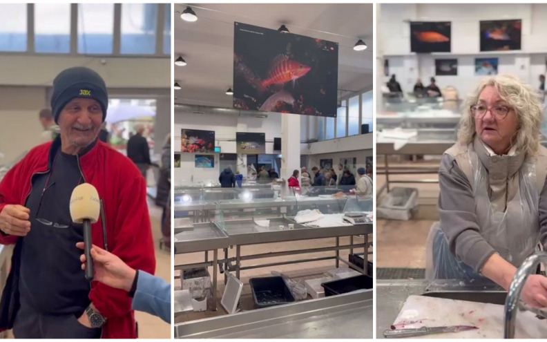 [VIDEO] Štandovi na ribarnici djelomično prazni, kupci razočarani cijenama: 'Svaki put manje ostaje u džepu'