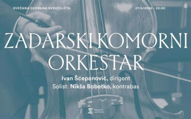 Večeras glazbeni spektakl u Sveučilišnoj dvorani, Zadarski komorni orkestar donosi ‘Paganinija kontrabasa’ i praizvedbu Šimuna-Čarlija Botice