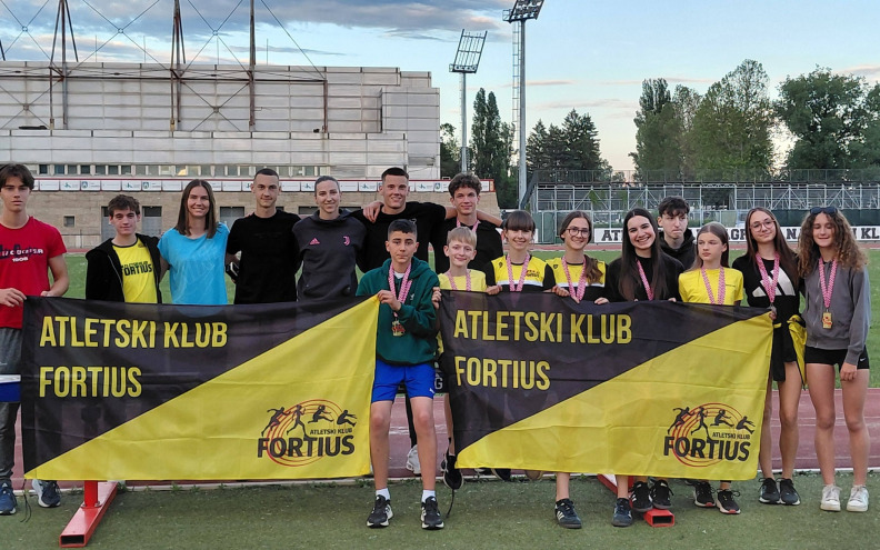 AK FORTIUS  Tri štafetna zlata i jedno srebro na Prvenstvu Hrvatske