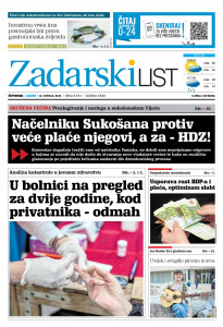 Današnje izdanje naslovnica