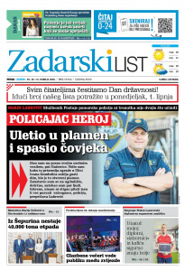 Današnje izdanje naslovnica
