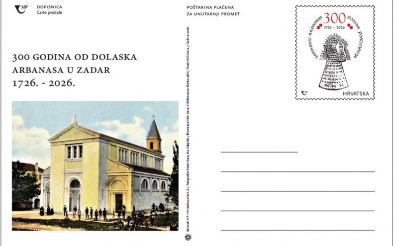 Velika obljetnica Arbanasa: Izdana posebna dopisnica posvećena 300 godina povijesti