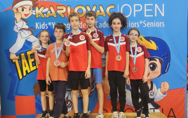 UKUPNO ŠEST MEDALJA TK Zadar viceprvak Karlovac Opena, Toni Čanković i Laura Fain osvojili zlato