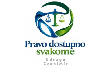Udruga ZvoniMir od travnja 2026. godine pruža besplatnu pravnu pomoć u Šibensko – kninskoj županiji i Zadarskoj županiji