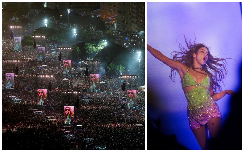 Shakira održala besplatan koncert za dva milijuna ljudi na brazilskoj Copacabani