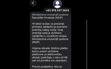 Novi pokušaj online prevare, lažni pošiljatelji od vas traže uplatu novčanog iznosa za navodnu kaznu zbog prekršaja u prometu