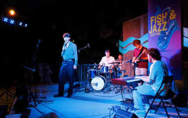 Sinoć su na Bastionu sv. Roka nastupili Ivor Lakić & Karlo Klarić Band