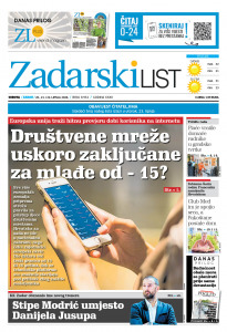 Današnje izdanje naslovnica
