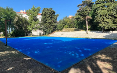 ERLIĆ PROTIV BILAVERA Košarkaški teren Kapetanski park otvara se utakmicom između Grada Zadra i Zadarske županije
