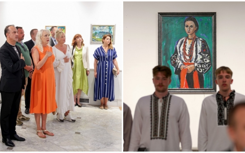 Zadar ugostio djela Volodymyra Patyka, izložba otvorena uz nastup Nacionalnog akademskog muškog zbora „Dudaryk“ iz Lavova