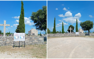 Udruga Branimir u Popovićima postavila novu ploču o crkvi sv. Mihovila i bogatoj hrvatskoj baštini