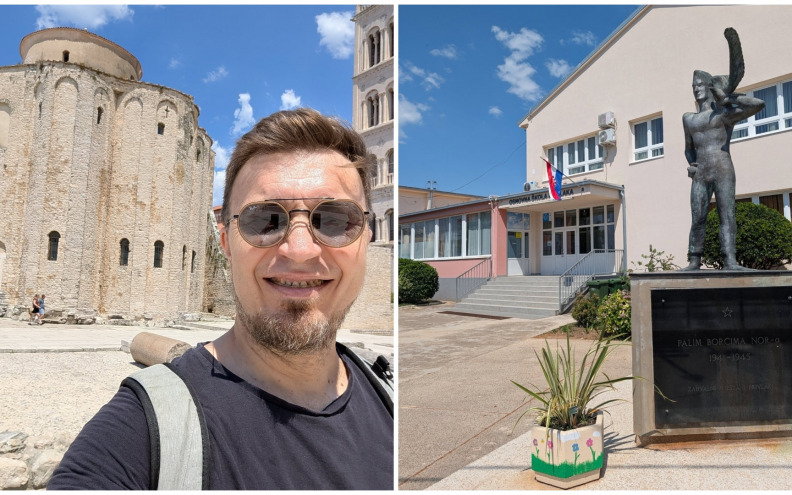 Edo Maajka nakon KvartArta posjetio Zadar i staru školu u Privlaci: 