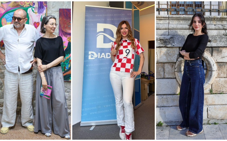 MODNI SUD Zgužvani lan, žute espadrile i 