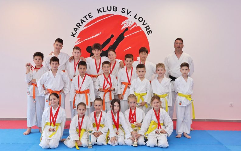 Karate klub Sv. Lovre iz Lukorana na županijskom natjecanju osvojio 25 medalja