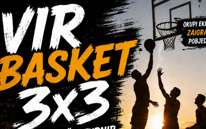 Košarkaški turnir 3x3 stiže u Vir, prijavite svoju ekipu