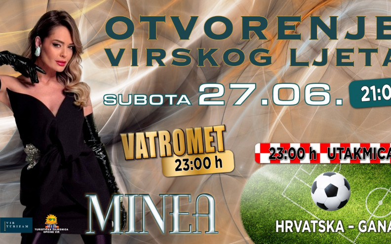 U subotu počinje Virsko ljeto: Čeka vas Minea, vatromet i utakmica Hrvatske na velikom ekranu