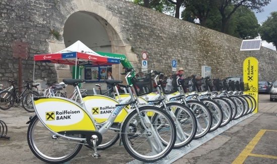 DOPRINOS ODRŽIVOJ MOBILNOSTI Grad Zadar gradi nove četiri nadstrešnice za gradske bicikle