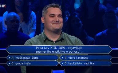 BRILJIRAO NA KVIZU! Profesor iz Zadra bio na “Milijunašu”, evo koji je iznos osvojio