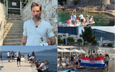 Miletić ponovno brusilicom otvorio prolaz na plažu kod Hiltona