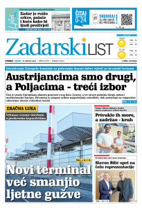 Današnje izdanje naslovnica