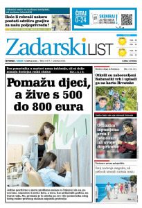 Današnje izdanje naslovnica