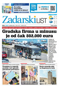 Današnje izdanje naslovnica