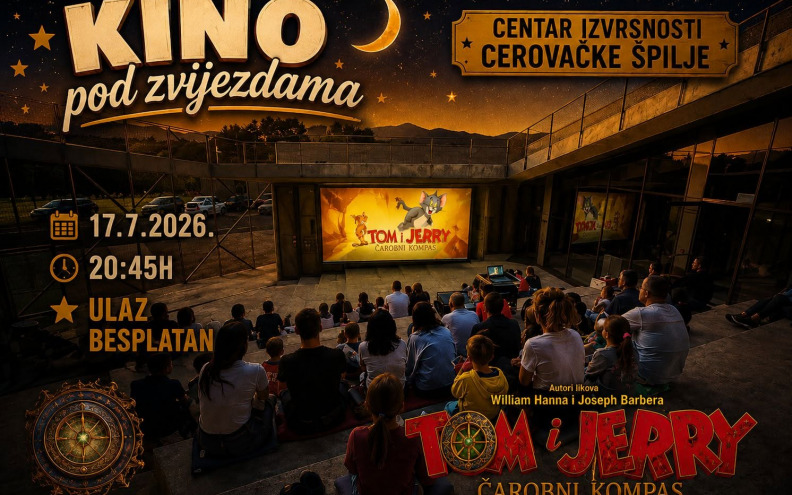 Kino pod zvijezdama oept u Cerovačkim špiljama: Besplatna projekcija filma za cijelu obitelj
