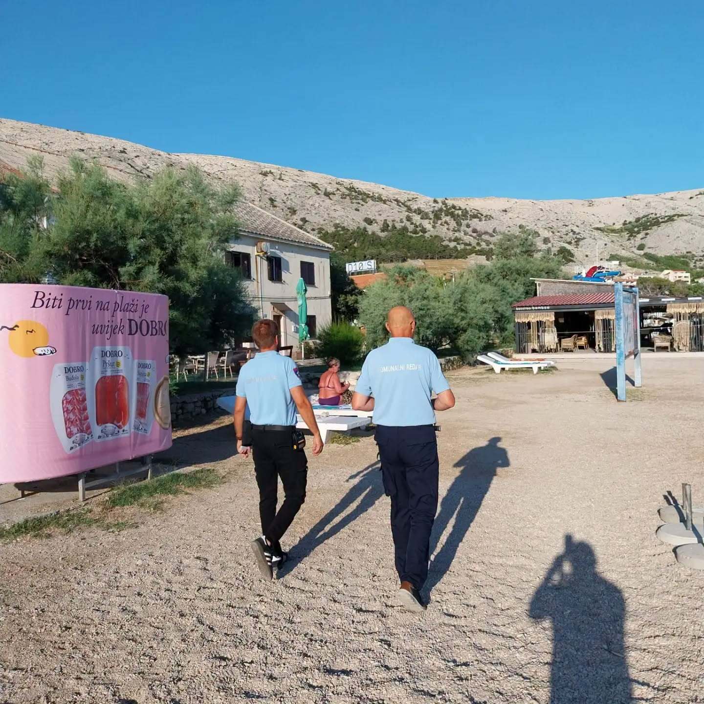 leželjke, ručnici, rezervacija plače, komunalni redari