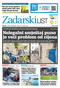 Današnje izdanje naslovnica