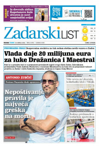 Današnje izdanje naslovnica