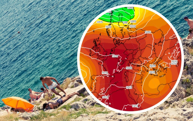 TOPLINSKA KUPOLA STIŽE NAD EUROPU Hrvatskoj prijete temperature koje bi mogle rušiti rekorde