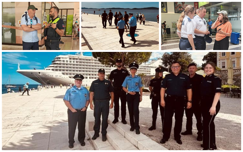 Zadarska policija dobila međunarodno pojačanje: U pomoć stigli policajci iz šest država