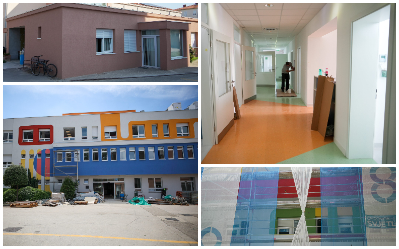 [FOTO] Velike promjene u OB Zadar: Pri kraju energetska obnova pedijatrije i ginekologije