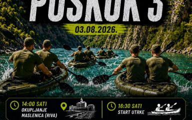 Kajak kup Poskok 3 ponovno okuplja specijalne i interventne jedinice policije na rijeci Zrmanji