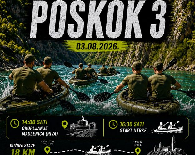 Kajak kup Poskok 3 ponovno okuplja specijalne i interventne jedinice policije na rijeci Zrmanji