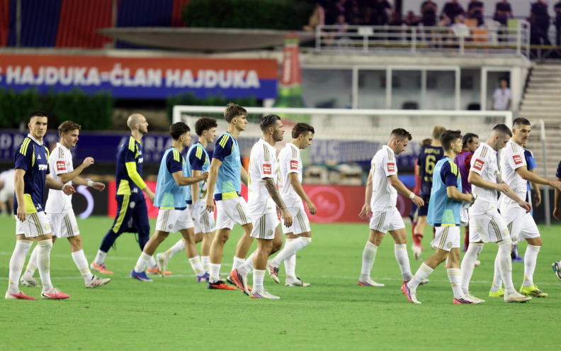 Hajduk ispustio pobjedu u zadnjem napadu protiv Rakowa
