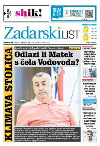 Današnje izdanje naslovnica