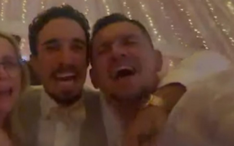 FOTO Lovren otkrio djelić atmosfere sa svadbe Vrsaljka, pogledajte fotke