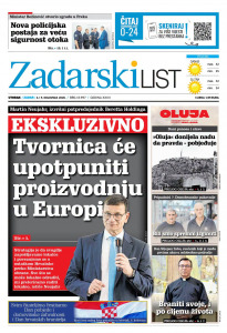 Današnje izdanje naslovnica