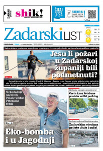 Današnje izdanje naslovnica