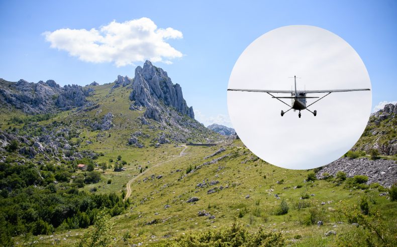 Kod Zadra nestao avion! Srušio se u blizini planinarskog skloništa Struge?
