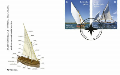 Hrvatska pošta izdaje marke s motivima tradicionalnih mediteranskih ribarskih brodica