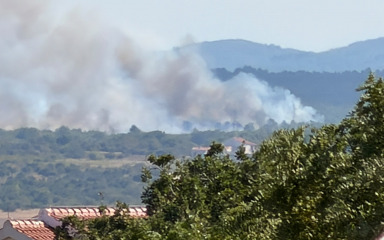Požar između Žerave i Ninskih Stanova trebao bi do večeri biti stavljen pod nadzor