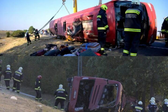 Poljski autobus sletio s autoceste i prevrnuo se, poginulo 12 ljudi