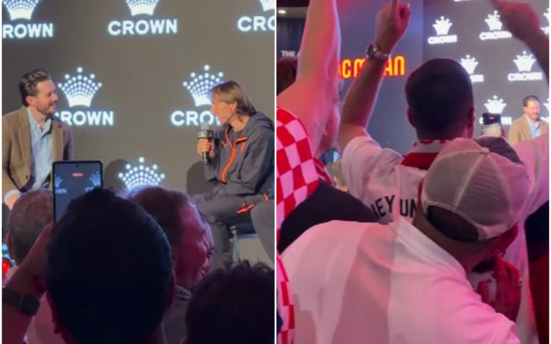 VIDEO Apsolutni show Luke Modrića i hrvatskih navijača u Australiji